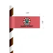 Straw Toothpick Flags Style A - 1.5" x 2.5" | https://www.bestnamebadges.com