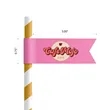 Straw Toothpick Flags Style C - 0.75" x 3" | https://www.bestnamebadges.com