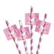 Straw Toothpick Flags Style D - 1.5" x 1.5" | https://www.bestnamebadges.com