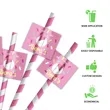 Straw Toothpick Flags Style D - 1.5" x 1.5" | https://www.bestnamebadges.com