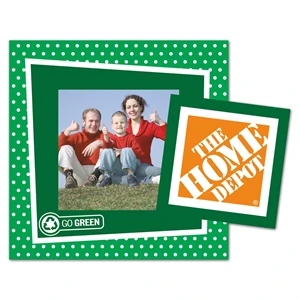 Go Green Picture Frame Magnet | https://www.bestnamebadges.com