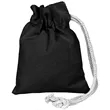 100% Cotton Sheeting Coin Drawstring Bag | https://www.bestnamebadges.com