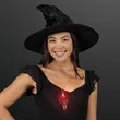 Screaming Ghost LED Acrylic Necklace | https://www.bestnamebadges.com