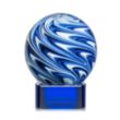 Naples Award on Paragon Base - Blue | https://www.bestnamebadges.com
