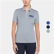 Callaway® All Over Stitched Women's Chev Polo Shirt | https://www.bestnamebadges.com