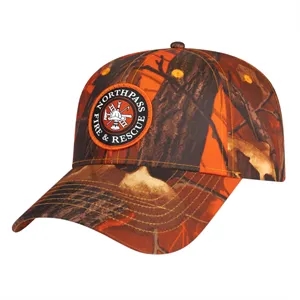 Orange Ridge Camo Cap
