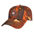 Orange Ridge Camo Cap | https://www.bestnamebadges.com