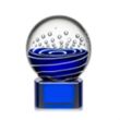 Tranquility Award on Paragon Base - Blue | https://www.bestnamebadges.com