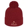 Premium Diagonal Weave Knit Cap with Cuff | https://www.bestnamebadges.com