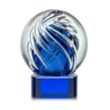 Genista Award on Paragon Base - Blue | https://www.bestnamebadges.com