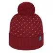 Diagonal Dash Knit Cap with Ribbed Cuff | https://www.bestnamebadges.com