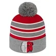 Double Stripe Knit Cap with Ribbed Cuff | https://www.bestnamebadges.com
