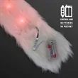 Faux Fur Hood Light Up Ears & Paws | https://www.bestnamebadges.com