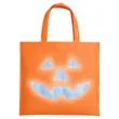 Halloween Pumpkin Reflective Tote Bag | https://www.bestnamebadges.com