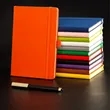 A5 PU Leather Ruled Notebook Journal with Elastic Strap | https://www.bestnamebadges.com