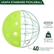 Custom 40 Or 26 Hole Indoor and Outdoor Pickleball | https://www.bestnamebadges.com