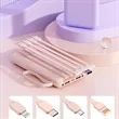 10000mAh Fast Charging Power Bank With Built-In 4 Cables | https://www.bestnamebadges.com
