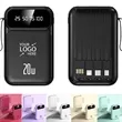 10000mAh 4 in 1 Fast Charging Power Bank With 4 Cables | https://www.bestnamebadges.com