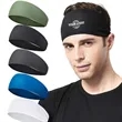 Solid Color Sweat-Absorbent Running Sports Headband | https://www.bestnamebadges.com