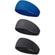 Solid Color Sweat-Absorbent Running Sports Headband | https://www.bestnamebadges.com