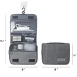 Foldable Hanging Toiletry Bag With Hook for Travel | https://www.bestnamebadges.com