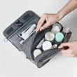 Foldable Hanging Toiletry Bag With Hook for Travel | https://www.bestnamebadges.com