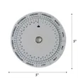 5" Medical Pregnancy Wheel for Due Date Calculation | https://www.bestnamebadges.com