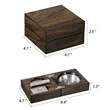 Stainless Steel Foldable Cigar Ashtray | https://www.bestnamebadges.com