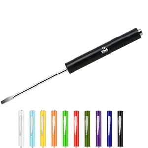 Dual Tip Magnetic Pocket Screwdriver with Clip