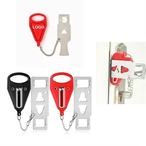 Portable Door Lock Home Security Travel Lockdown Locks