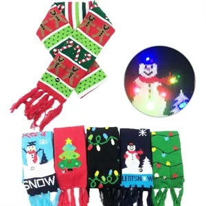 LED light up scarf