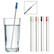 Stainless Steel Straw With Cleaning Brush | https://www.bestnamebadges.com