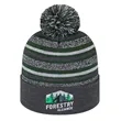 Striped Knit Cap with Cuff | https://www.bestnamebadges.com