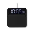 Foldable Alarm Clock & Wireless Charger | https://www.bestnamebadges.com