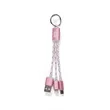 Trio Metallic Cross Ribbon Cables | https://www.bestnamebadges.com