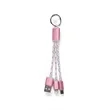 Trio Metallic Cross Ribbon Cables | https://www.bestnamebadges.com