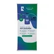 36" LiteWay Stratus Retractor Kit No-Curl Hybrid | https://www.bestnamebadges.com