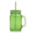 15 oz. Colored Mason Jars with Straw | https://www.bestnamebadges.com