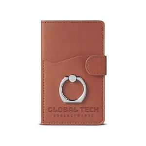 Leeman Tuscany Dual Card Pocket With Metal Ring