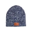Heathered Knit Beanie | https://www.bestnamebadges.com