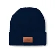 Cuffed Rib Knit Beanie | https://www.bestnamebadges.com