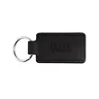 Leeman Tuscany PU Leather Rectangle Keychain | https://www.bestnamebadges.com