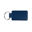 Leeman Tuscany PU Leather Rectangle Keychain | https://www.bestnamebadges.com