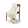 Leeman Cable Knit Sherpa Throw | https://www.bestnamebadges.com