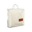 Leeman Cable Knit Sherpa Throw | https://www.bestnamebadges.com