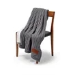Leeman Cable Knit Sherpa Throw | https://www.bestnamebadges.com
