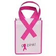 Small Breast Cancer Awareness Bag | https://www.bestnamebadges.com