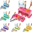 Paint Brush Cleaner Cartoon Train Brush Washer | https://www.bestnamebadges.com