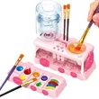 Paint Brush Cleaner Cartoon Train Brush Washer | https://www.bestnamebadges.com