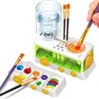 Paint Brush Cleaner Cartoon Train Brush Washer | https://www.bestnamebadges.com